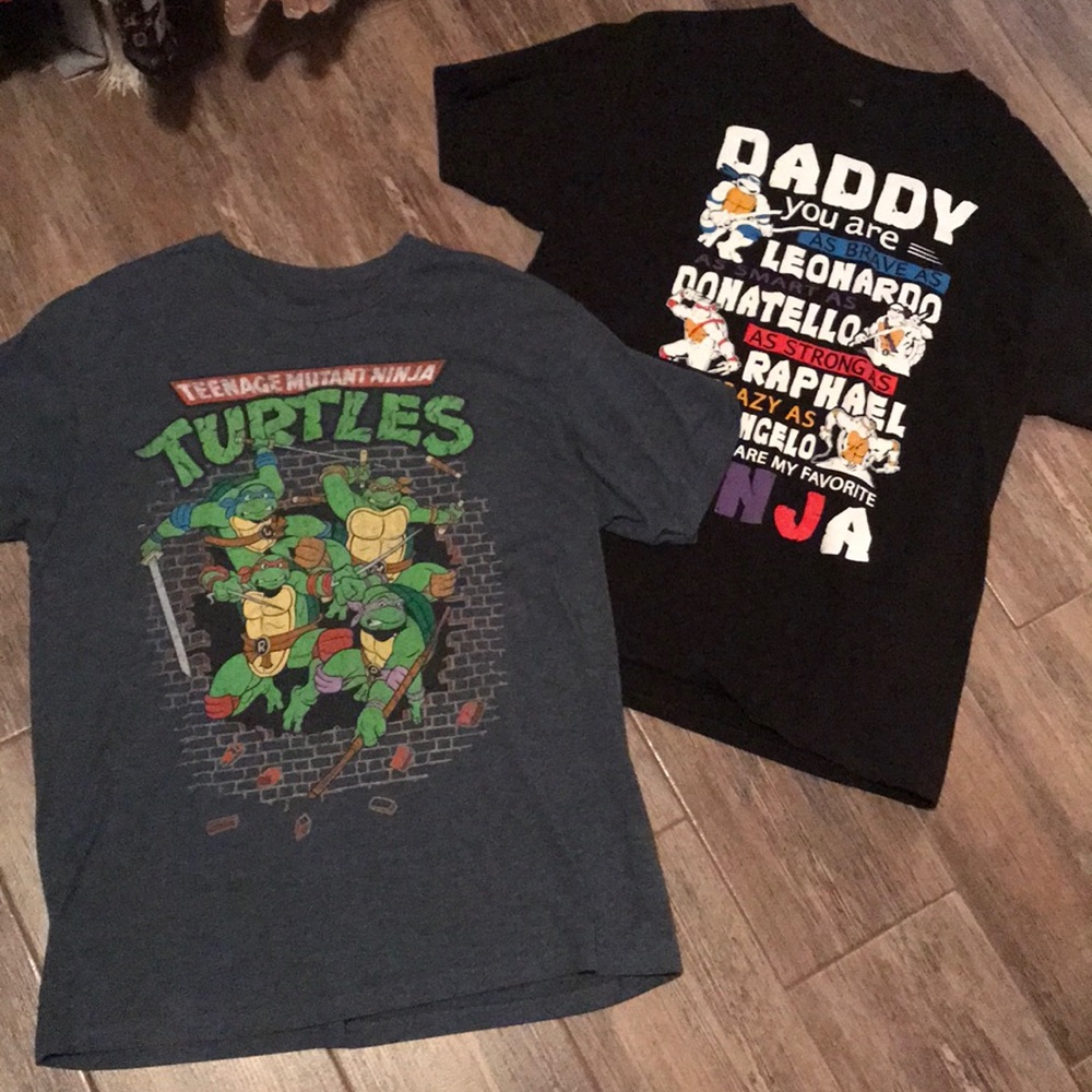 Lot Teenage Mutant Ninja Turtle Shirts